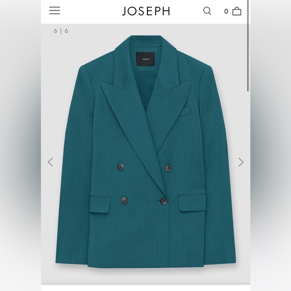 Joseph Double-breasted wool-crepe blazer - Picture 13 of 17